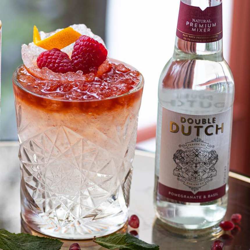 Raspberry Smash alkoholivaba kokteil