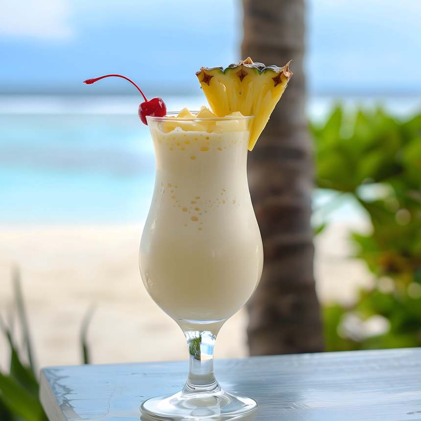 Alkoholivaba Piña Colada kokteil