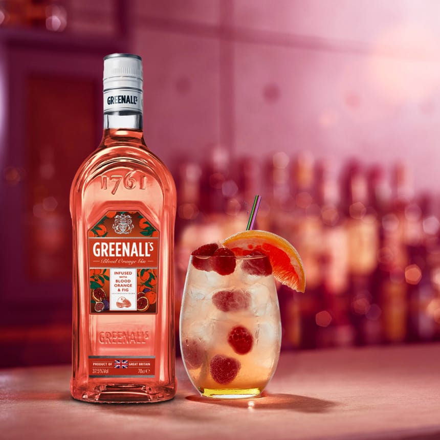 Blood Orange citrus crush džinnikokteil suhkruvaba džinniga