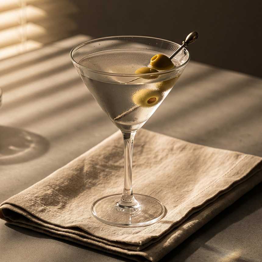 Dry Martini klassikaline džinnikokteil