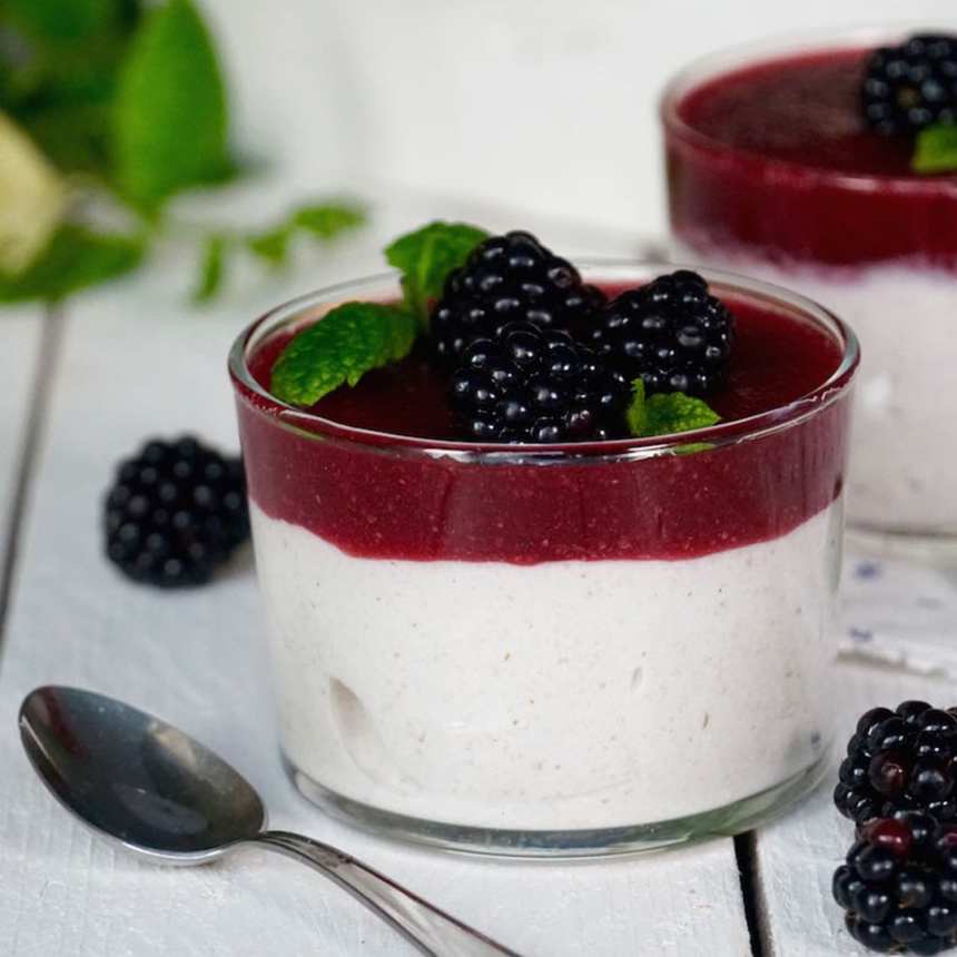 Kookose panna cotta glögiga