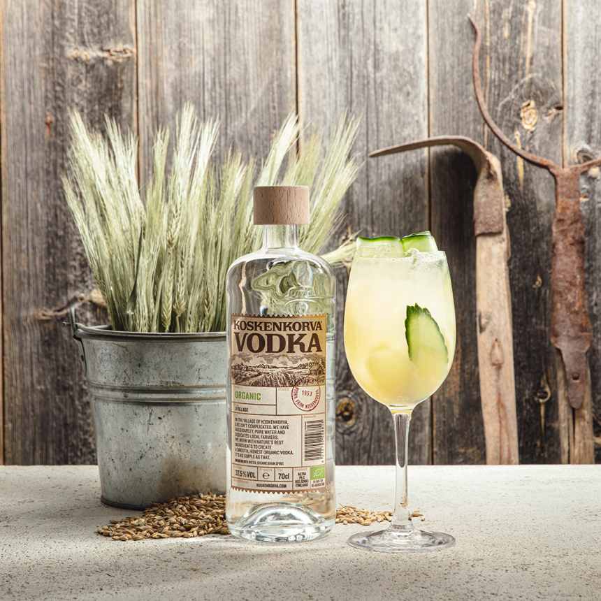 Koskenkorva Organic Cup mahe viinakokteil