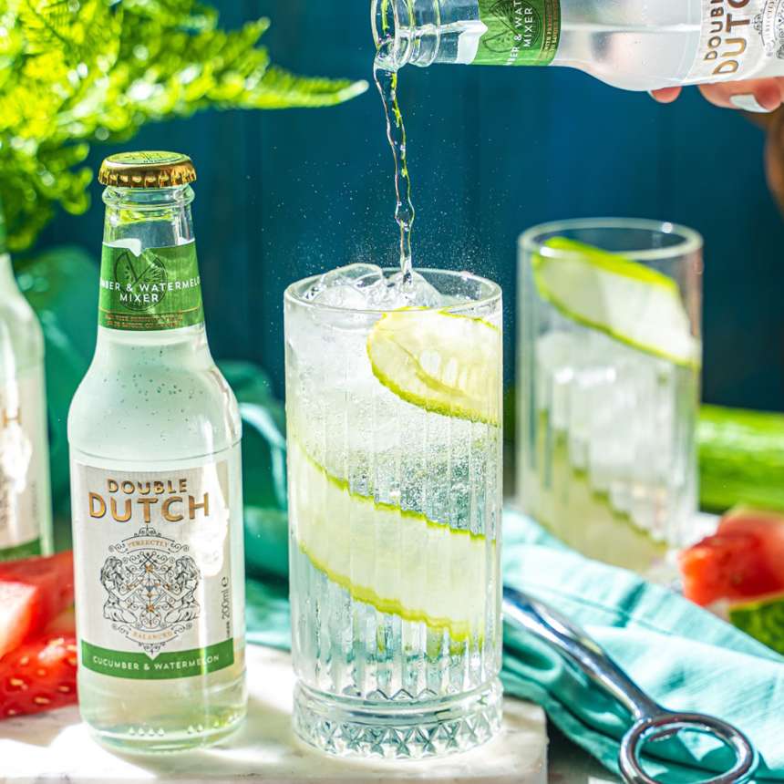 Kurgi ja arbuusi Spritz alkoholivaba kokteil