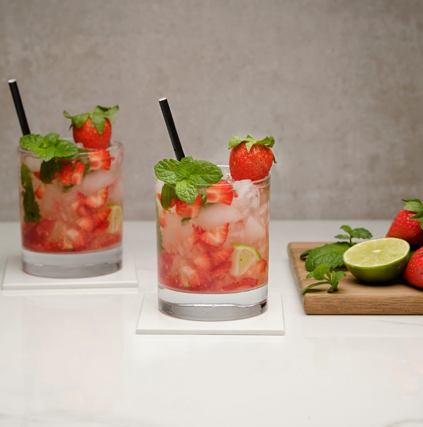 Maasika Mojito kokteil