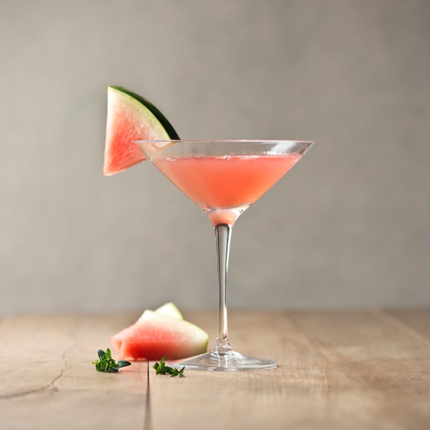 Martini viinakokteil arbuusiga