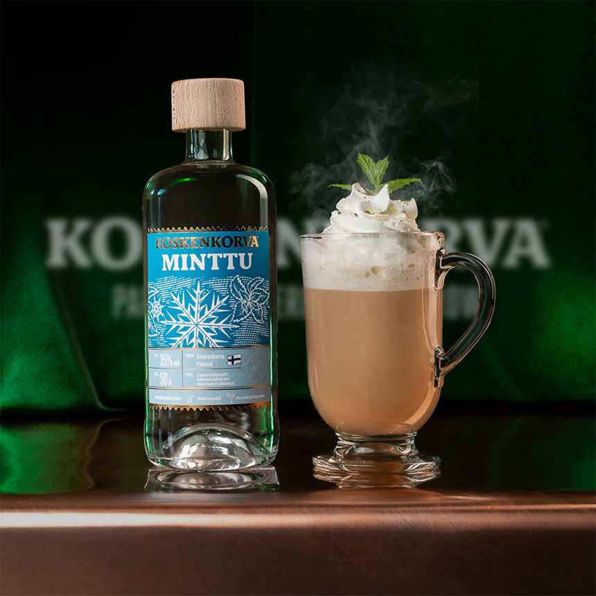 Minttu Caramel Latte kuum kakaojook