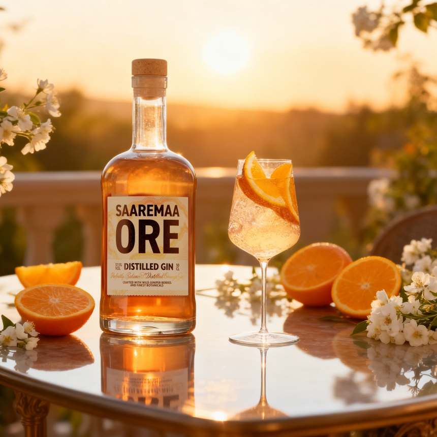 Saaremaa Ore Gin Spritz kokteili retsept