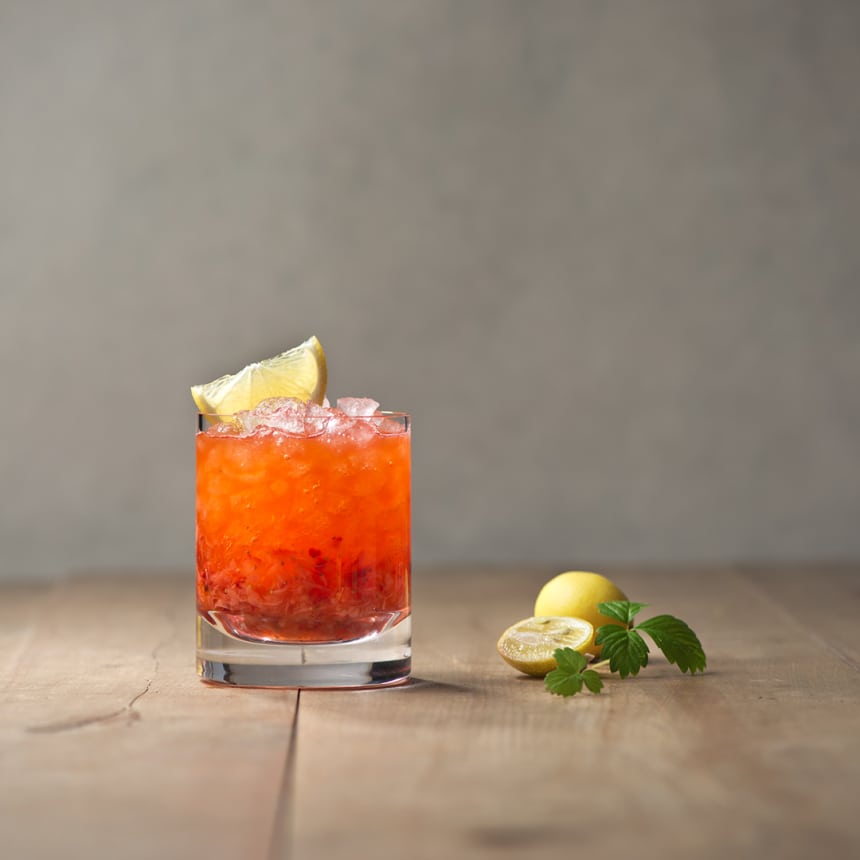 caipiroska kokteil saaremaa viinaga maasikatega