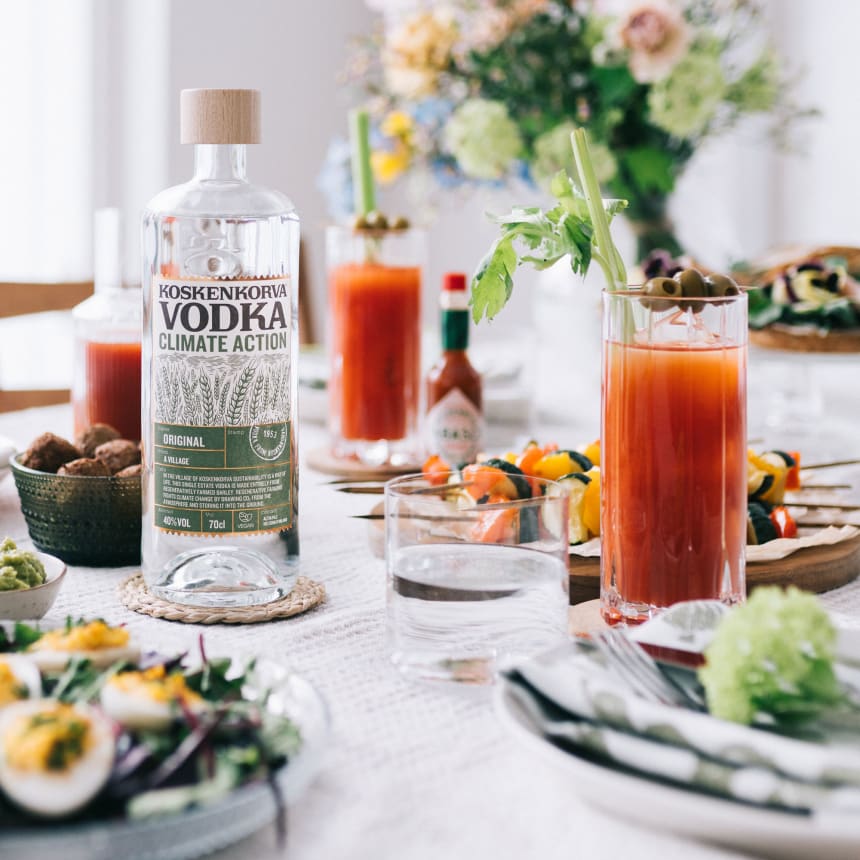 Bloody Mary Cocktail with Koskenkorva Vodka Climate Action