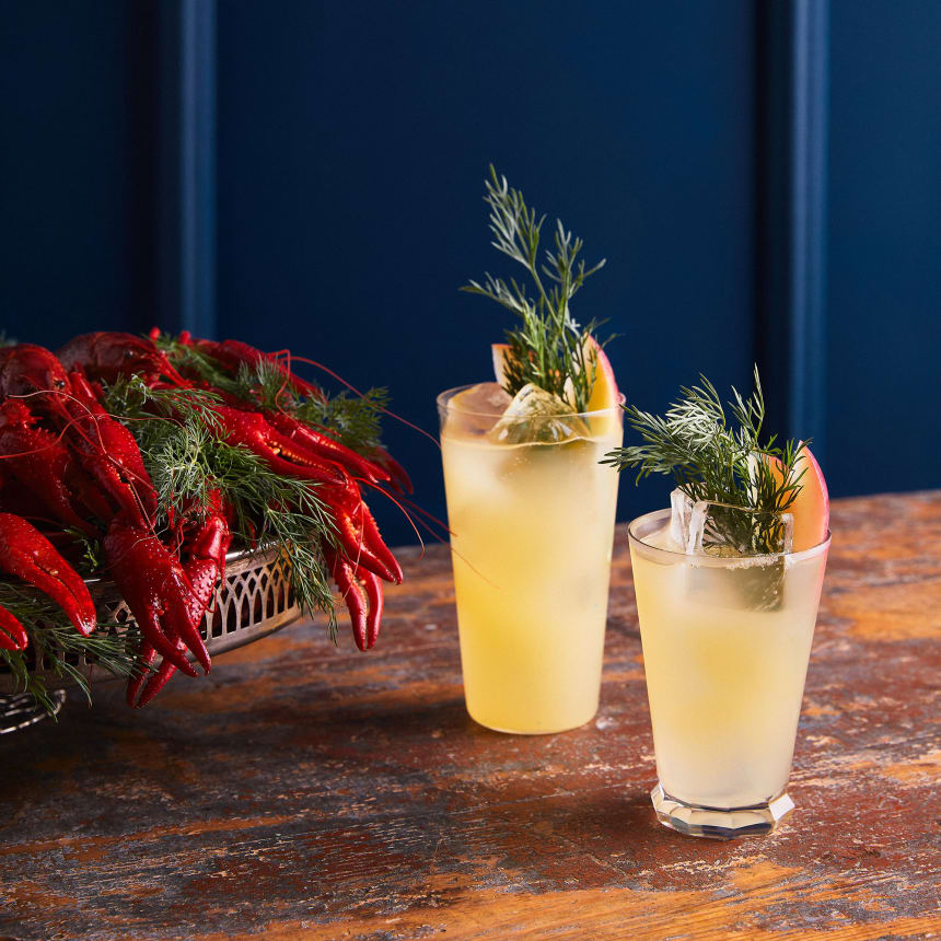 Põhjamaine kokteil  O.P. Anderson akvaviidiga