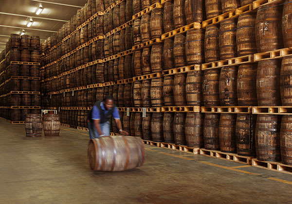 Whiskytunnor på Sedgwick Distillery