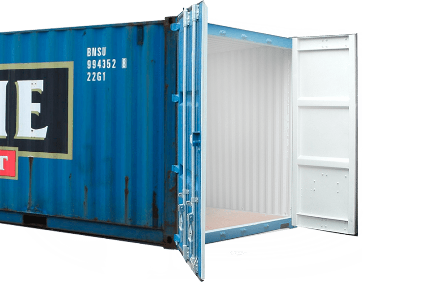 Open Linie Aquavit container