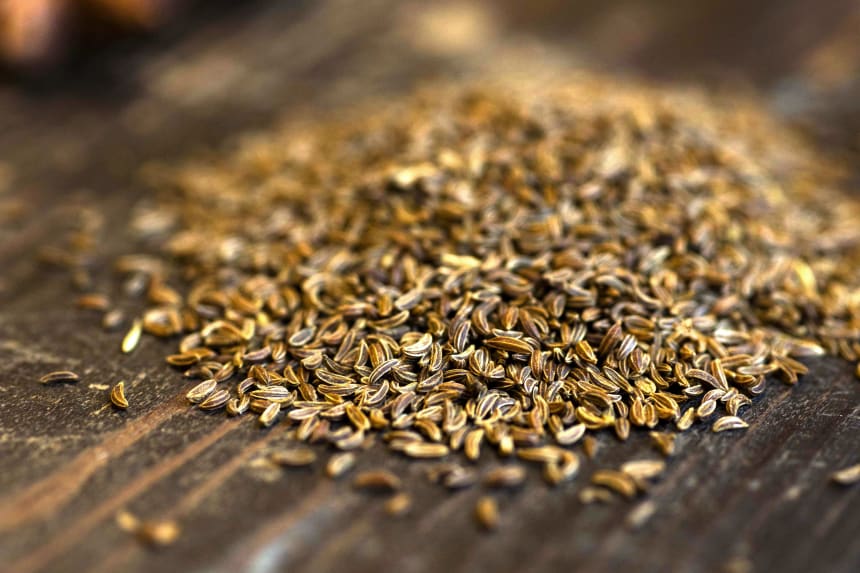 Linie Aquavit - A pile of spices