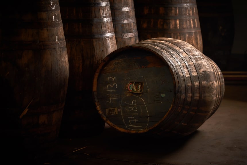 Linie Aquavit sherry oak casks