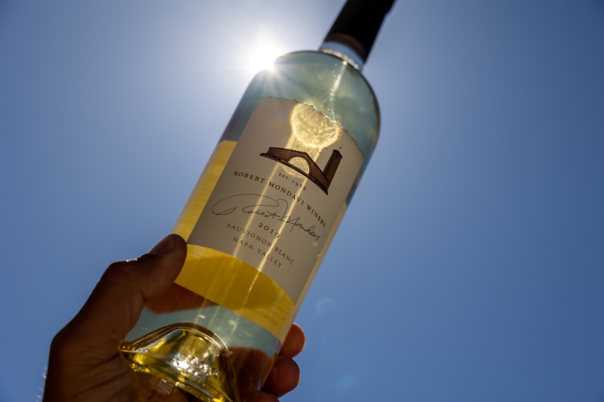 Robert Mondavi - Bottle and sky