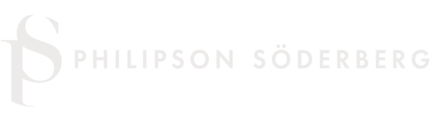 Philipson Söderberg - logo secondary white