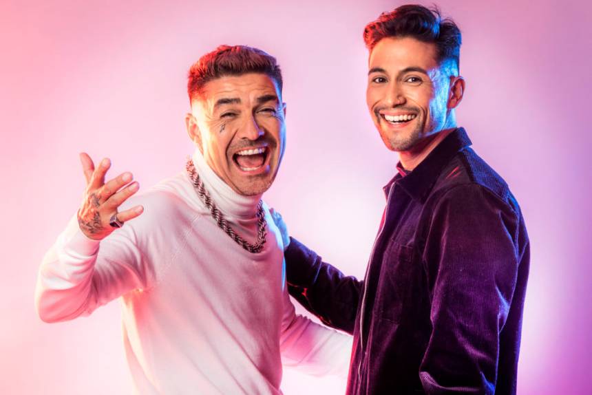 Mendez och Alvaro Estrella i Melodifestivalen