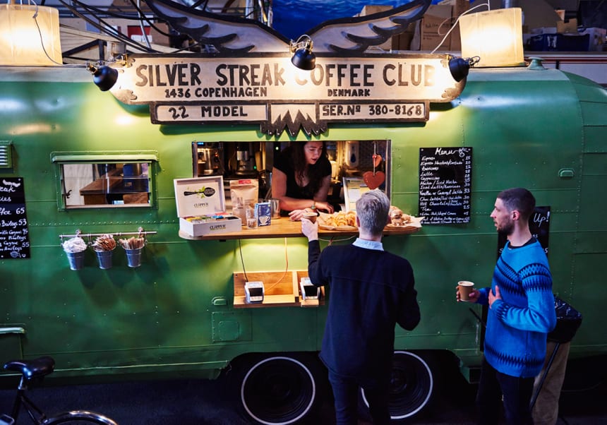 The Silver Streak Coffee Club på Copenhagen Street Food Market