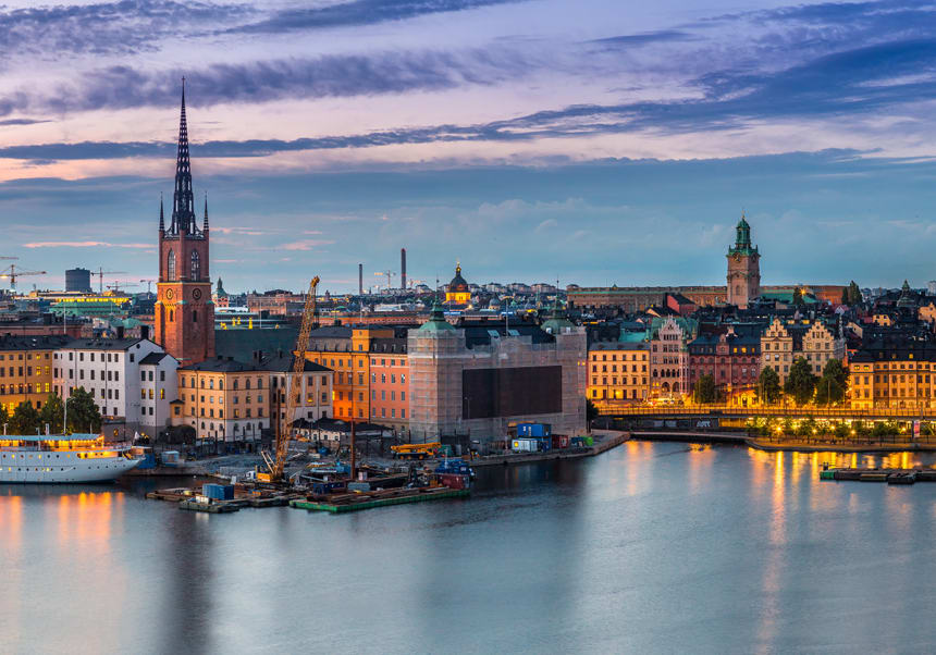 Stockholm skyline