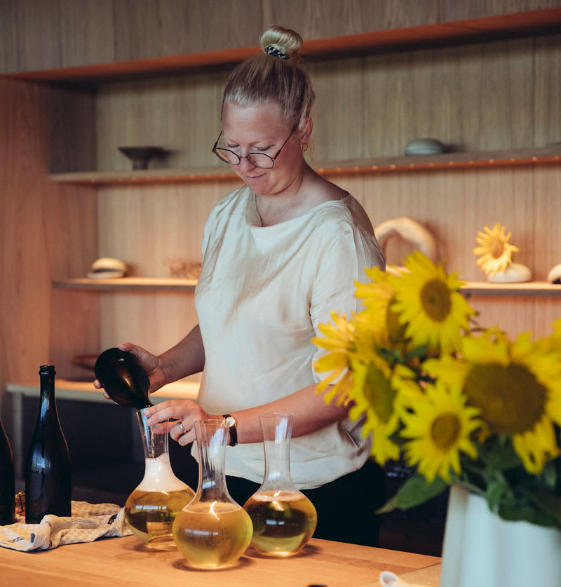 Emma Ziemann väljer gärna riesling.