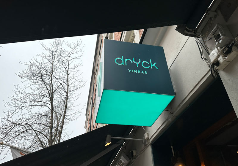 Dryck vinbar i Stockholm.