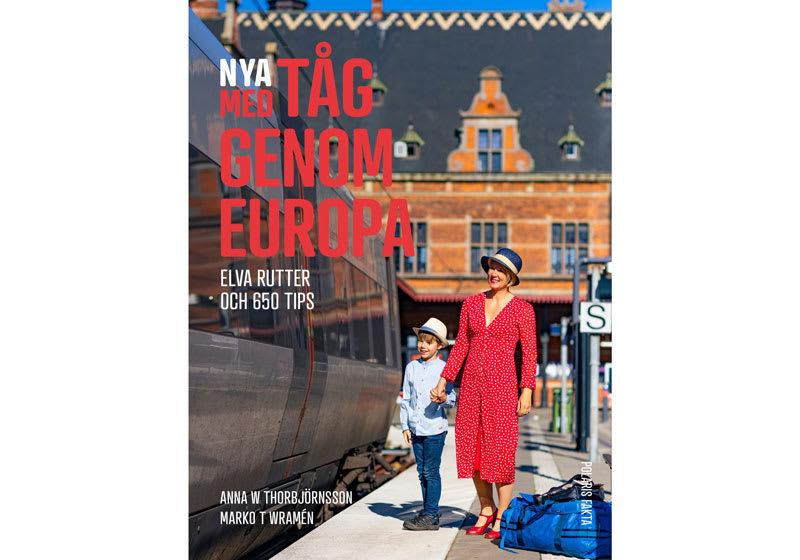 Boken "Med tåg genom Europa".