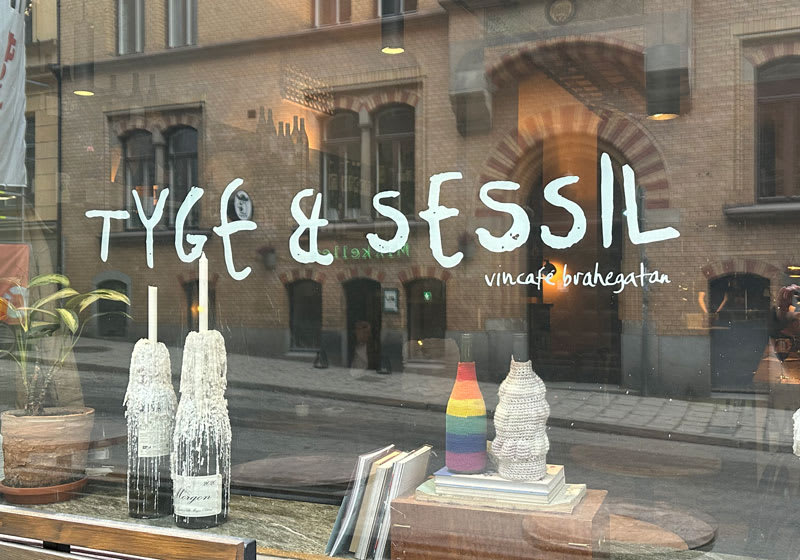 Tyge & Sessil, vinbar i Stockholm.