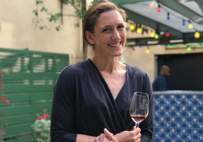 Theresa Breuer på Weingut Georg Breuer.