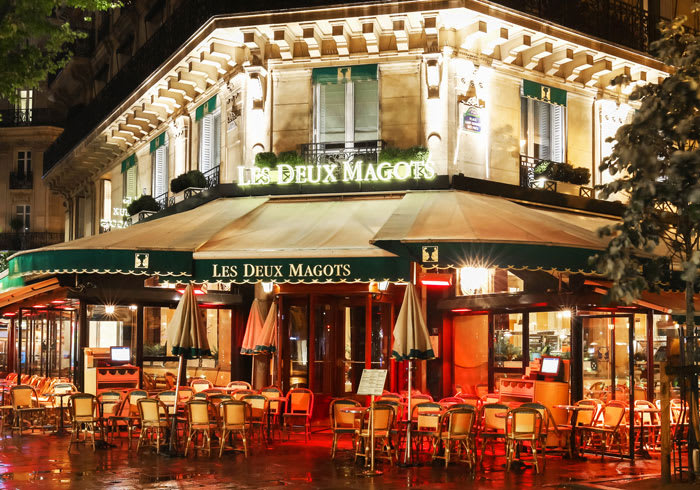 Les Deux Magot vid Saint-Germain-des-Prés