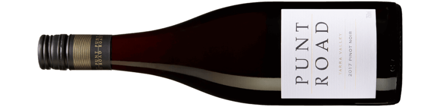 Punt Road Pinot Noir, liggande flaska.