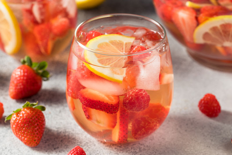 Rosésangria.