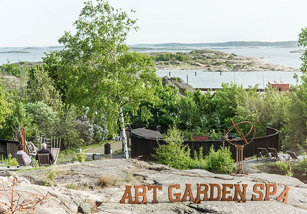 Utsikten från Arken Hotel & Art Garen Spa