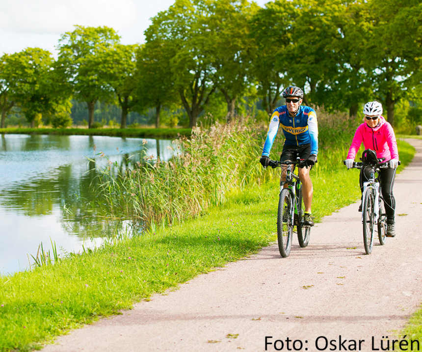 Cykelsemester vid Göta Kanal