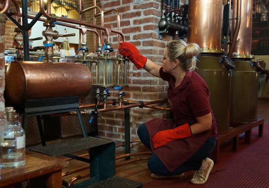 Destillering på Poli Grappa