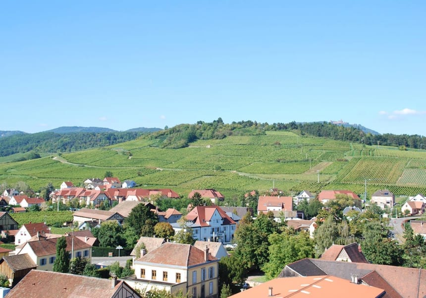 Bergheim i franska Alsace