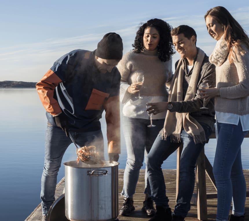 Kräftkok på TanumStrand