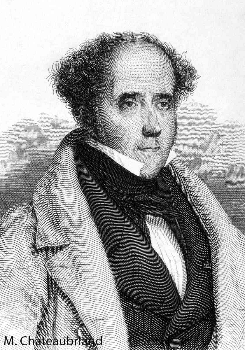 Porträttbild M. Chateaubriand