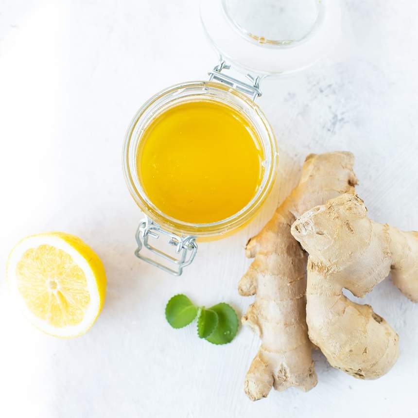 Ingefära, honung och citron