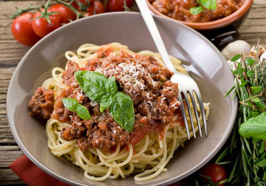 Spagetti och köttfärssås - en av de populäraste maträtterna genom tiderna