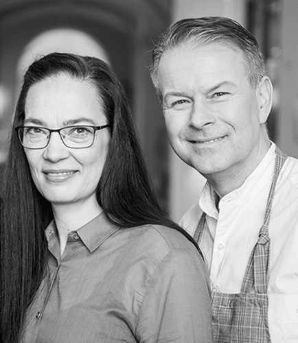 Bodil Stigsdotter och Fredrik Eriksson på Nationalmuseum