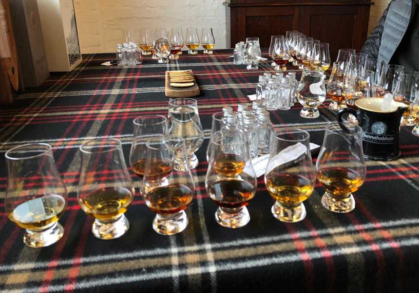 Whiskyprovning hos Bunnahabhain