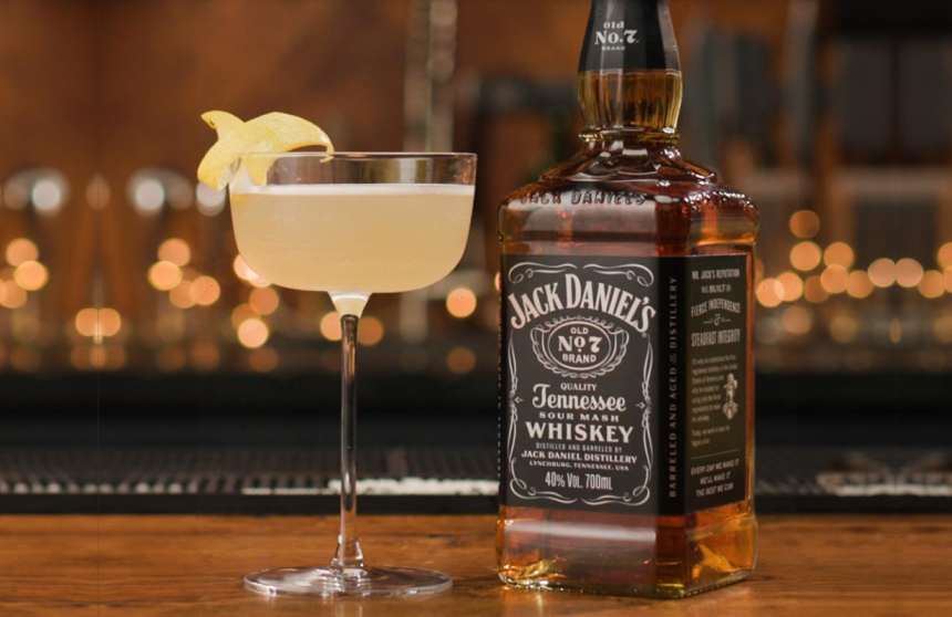 Checkered Flag med Jack Daniel's
