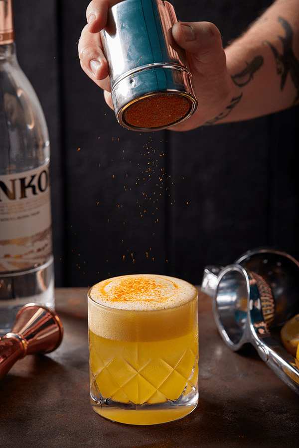 Cocktailen Spicy Orange på Flying Elk Hongkong