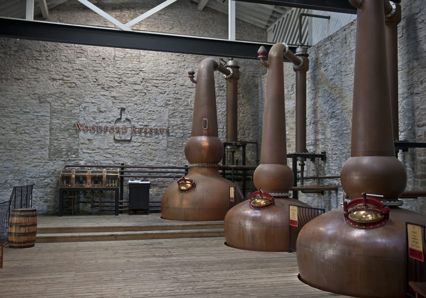 Pot still på Woodford Reserve Distillery