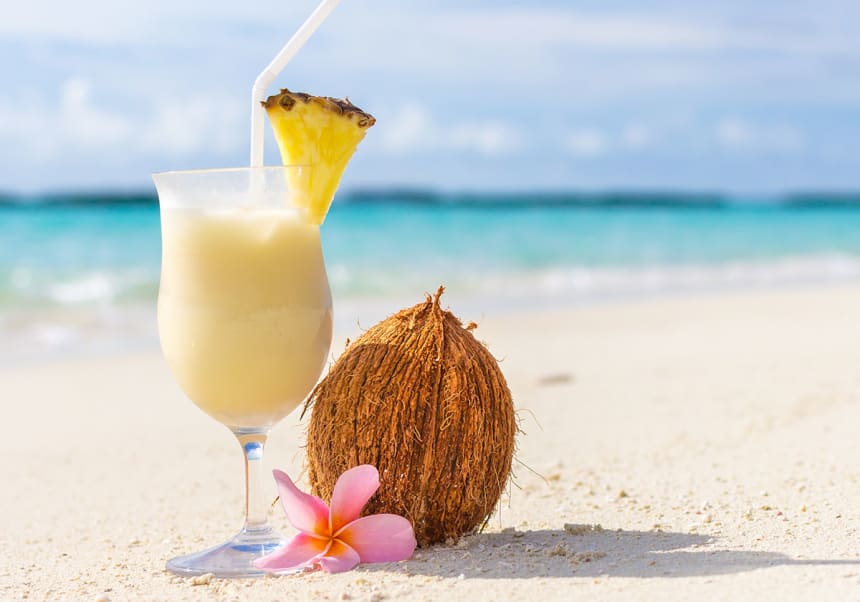 Piña Colada vid havet