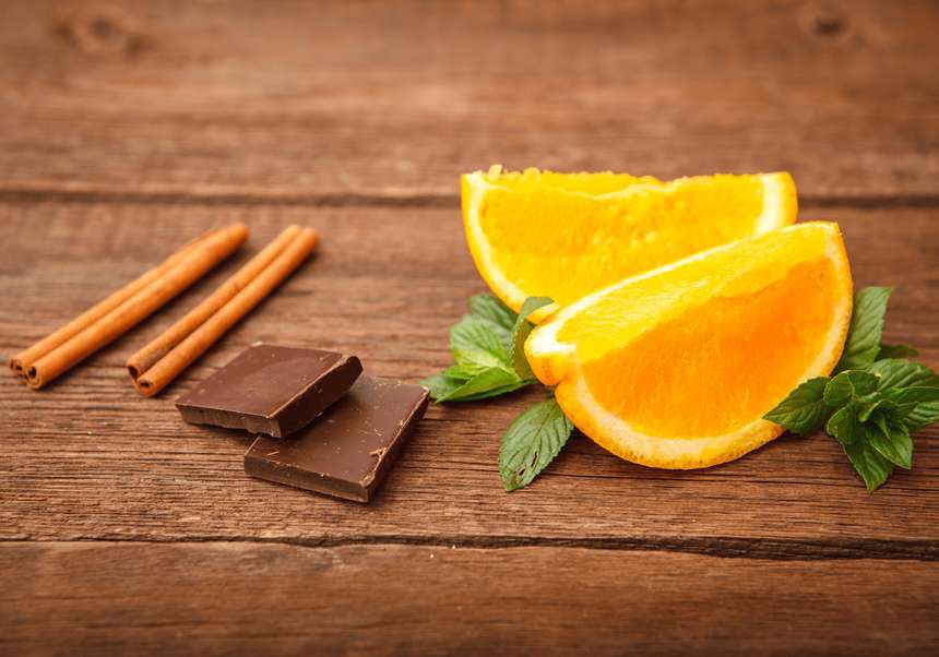 Kanel, choklad och citrus