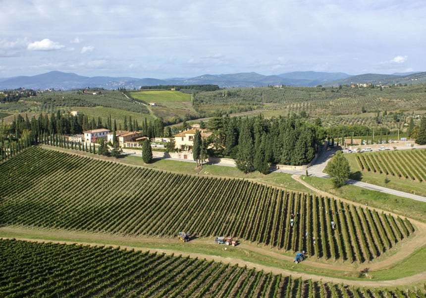 Villa Poggio Casciano, Ruffino.