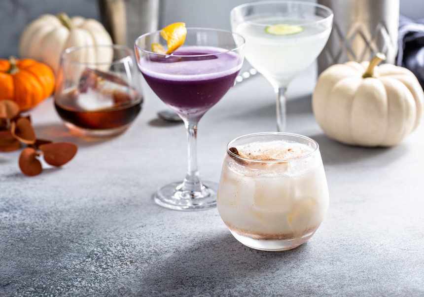 Vit drink till Halloween