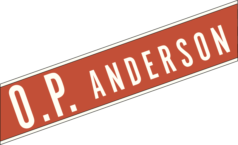 O.P. Anderson Red Logo