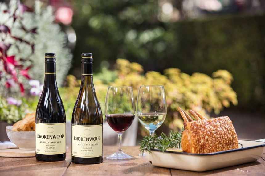 Brokenwood Wines viner med mat